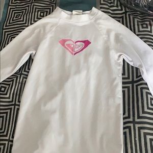 roxy white rashguard